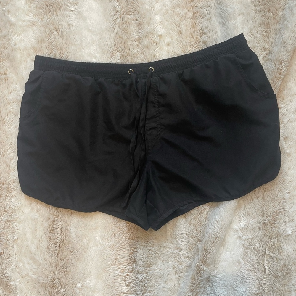 Merona Black Casual Swim Shorts